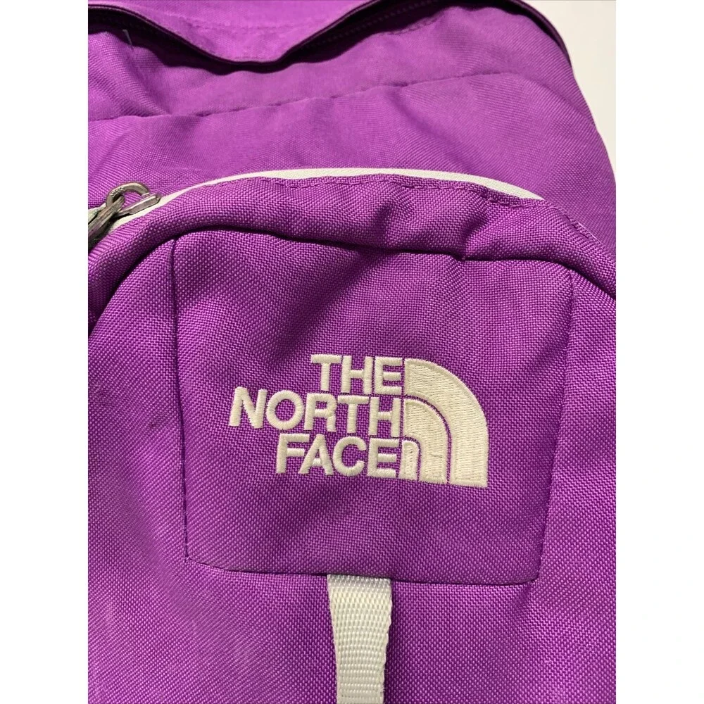 The North Face Vault Backpack Bag Purple Gray North Face School College
